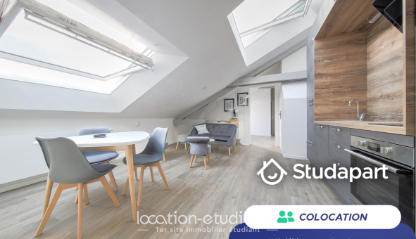 Colocation étudiante T3 &agrave; Vandoeuvre lès Nancy (54500)