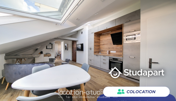 Colocation étudiante T3 &agrave; Vandoeuvre lès Nancy (54500)