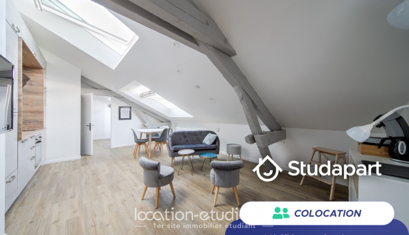 Colocation étudiante T3 &agrave; Vandoeuvre lès Nancy (54500)