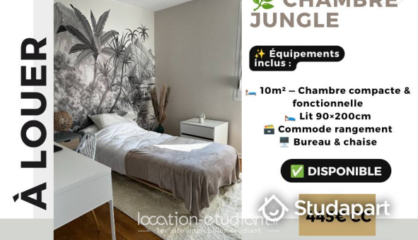 Colocation étudiante T4 &agrave; Vandoeuvre lès Nancy (54500)