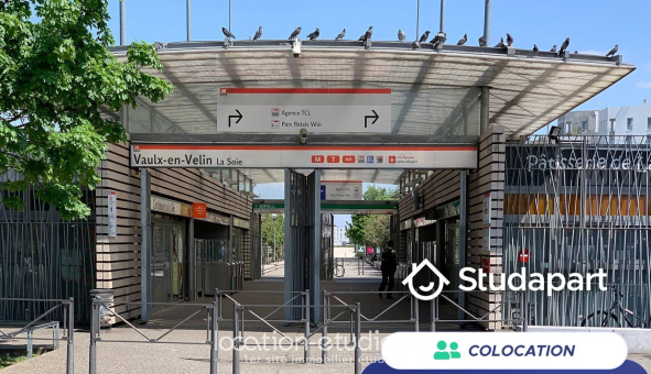 Colocation étudiante Studio &agrave; Vaulx en Velin (69120)