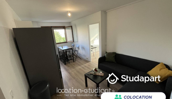 Colocation étudiante Studio &agrave; Vaulx en Velin (69120)
