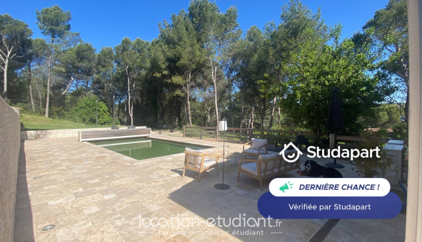 Colocation étudiante Studio &agrave; Ventabren (13122)
