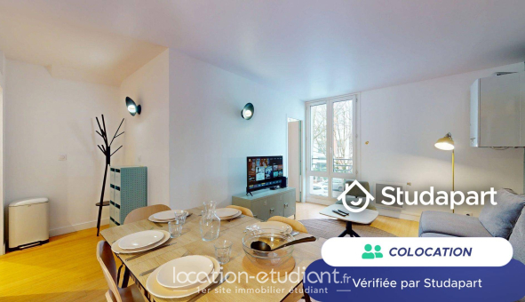 Colocation étudiante Studio &agrave; Villejuif (94800)