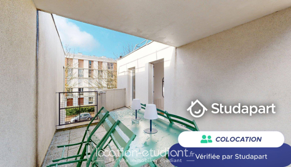 Colocation étudiante Studio &agrave; Villejuif (94800)