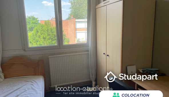 Colocation étudiante T5 &agrave; Villeneuve d'Ascq (59491)