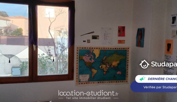 Colocation étudiante Studio &agrave; Villeneuve lès Maguelone (34750)