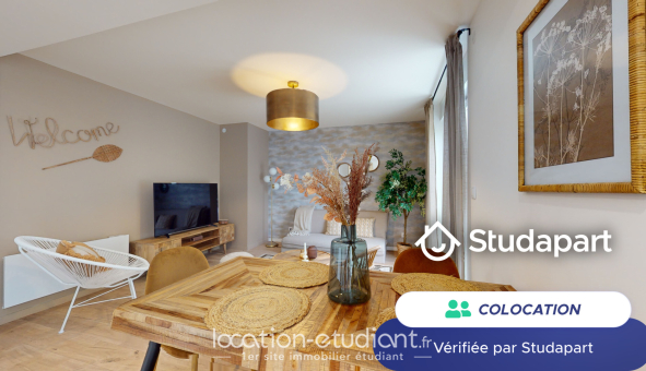 Colocation étudiante Studio &agrave; Villers lès Nancy (54600)
