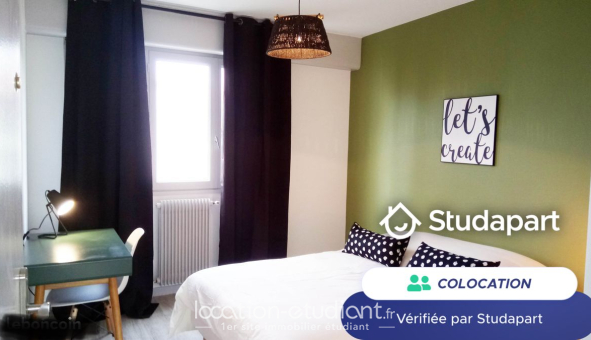 Colocation étudiante T4 &agrave; Villeurbanne (69100)