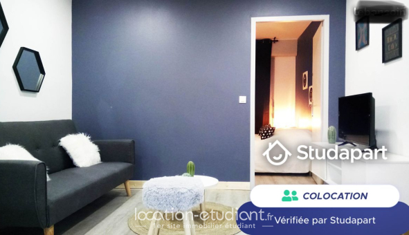 Colocation étudiante T4 &agrave; Villeurbanne (69100)