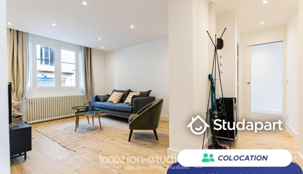 Colocation étudiante Studio &agrave; Villeurbanne (69100)