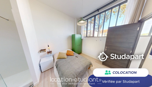 Colocation étudiante Studio &agrave; Villeurbanne (69100)