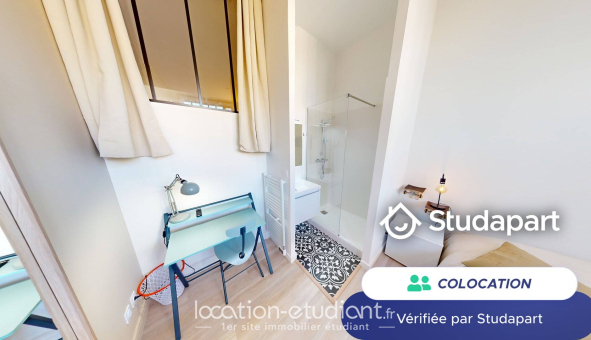 Colocation étudiante Studio &agrave; Villeurbanne (69100)