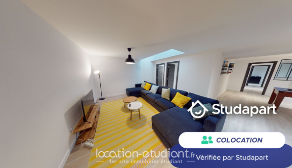 Colocation étudiante Studio &agrave; Villeurbanne (69100)