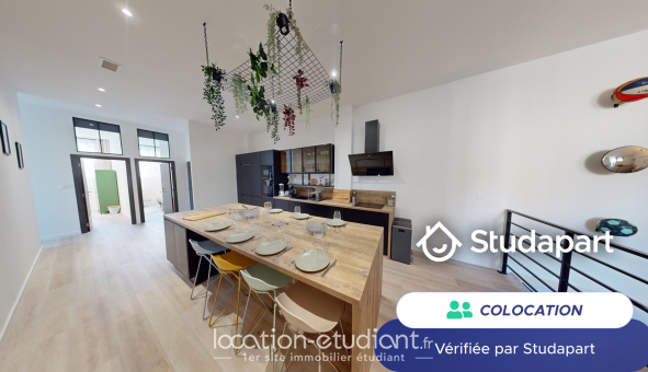 Colocation étudiante Studio &agrave; Villeurbanne (69100)