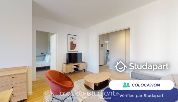 Colocation étudiante Studio &agrave; Villeurbanne (69100)