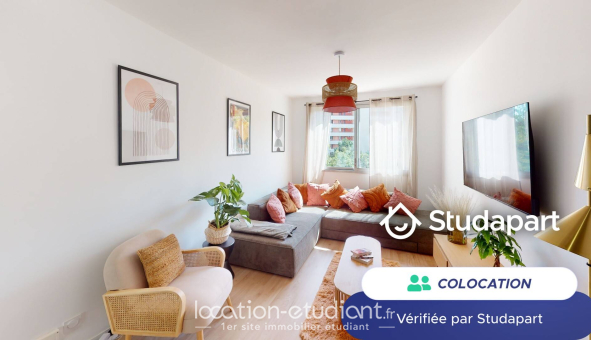 Colocation étudiante Studio &agrave; Villeurbanne (69100)