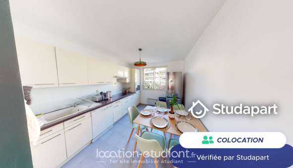 Colocation étudiante Studio &agrave; Villeurbanne (69100)