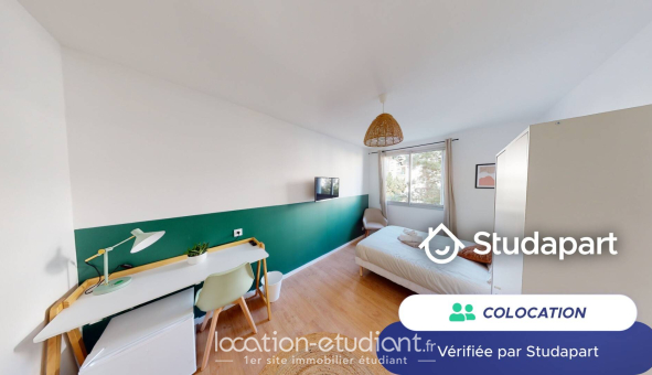 Colocation étudiante Studio &agrave; Villeurbanne (69100)
