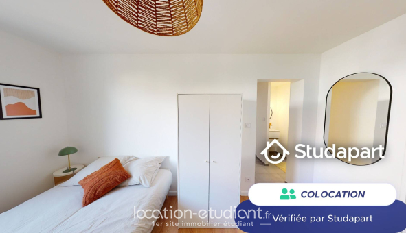 Colocation étudiante Studio &agrave; Villeurbanne (69100)