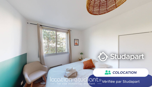 Colocation étudiante Studio &agrave; Villeurbanne (69100)