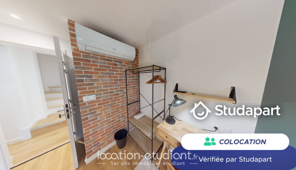 Colocation étudiante Studio &agrave; Villeurbanne (69100)