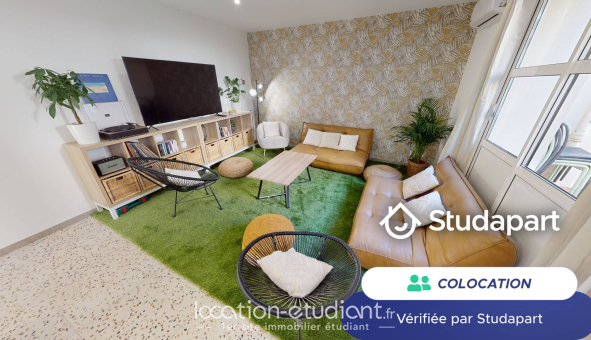 Colocation étudiante Studio &agrave; Villeurbanne (69100)