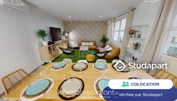 Colocation étudiante Studio &agrave; Villeurbanne (69100)