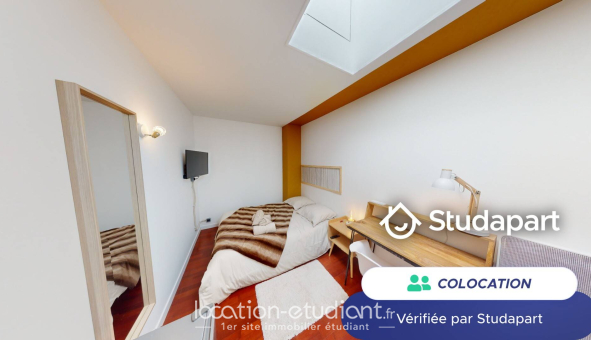 Colocation étudiante Studio &agrave; Villeurbanne (69100)
