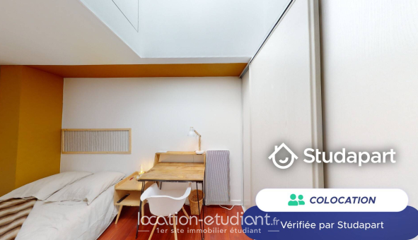 Colocation étudiante Studio &agrave; Villeurbanne (69100)