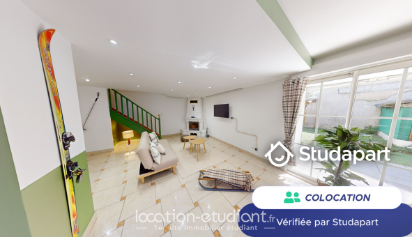 Colocation étudiante Studio &agrave; Villeurbanne (69100)