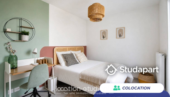 Colocation étudiante T5 &agrave; Villeurbanne (69100)