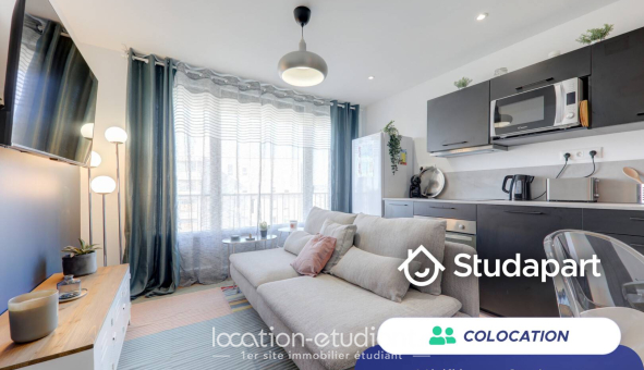 Colocation étudiante Studio &agrave; Villeurbanne (69100)