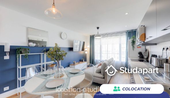 Colocation étudiante Studio &agrave; Villeurbanne (69100)