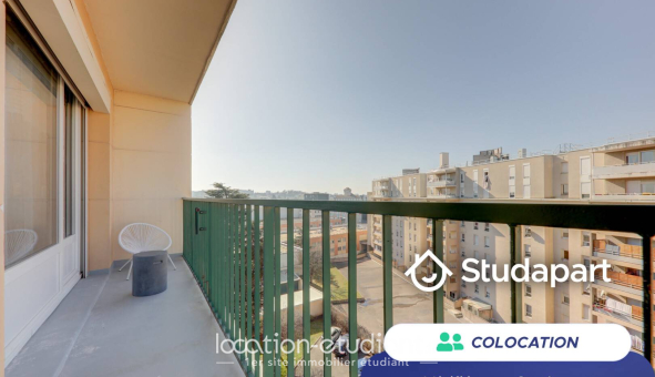 Colocation étudiante Studio &agrave; Villeurbanne (69100)