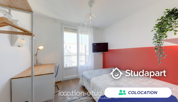 Colocation étudiante Studio &agrave; Villeurbanne (69100)