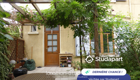 Colocation étudiante Studio &agrave; Villeurbanne (69100)