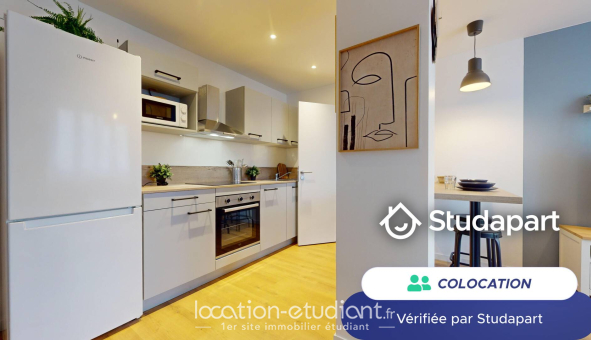Colocation étudiante Studio &agrave; Villeurbanne (69100)