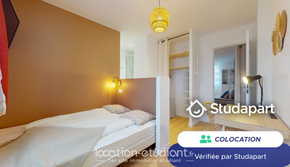 Colocation étudiante Studio &agrave; Villeurbanne (69100)