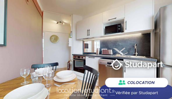 Colocation étudiante Studio &agrave; Villeurbanne (69100)