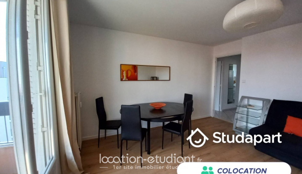 Colocation étudiante Studio &agrave; Villeurbanne (69100)