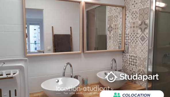 Colocation étudiante Studio &agrave; Villeurbanne (69100)