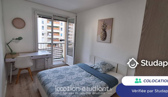 Colocation étudiante Studio &agrave; Villeurbanne (69100)