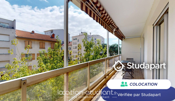 Colocation étudiante Studio &agrave; Villeurbanne (69100)