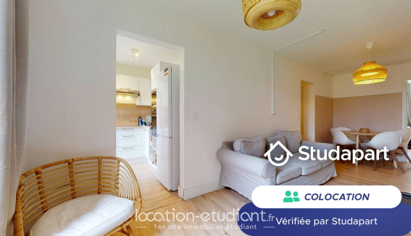 Colocation étudiante Studio &agrave; Villeurbanne (69100)