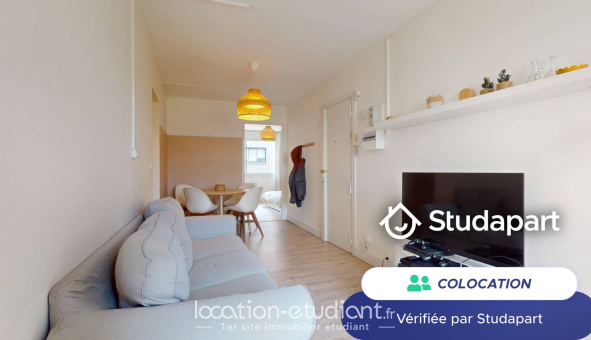 Colocation étudiante Studio &agrave; Villeurbanne (69100)