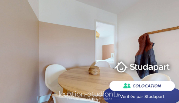Colocation étudiante Studio &agrave; Villeurbanne (69100)