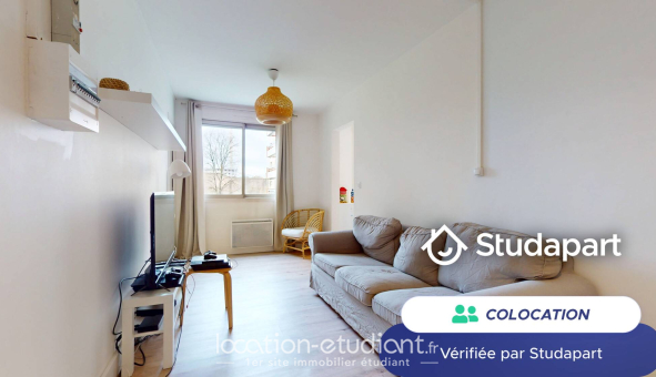 Colocation étudiante Studio &agrave; Villeurbanne (69100)