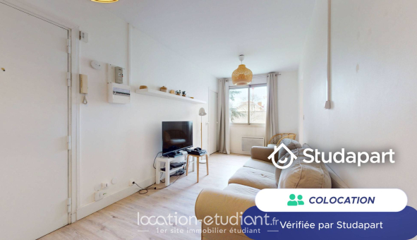Colocation étudiante Studio &agrave; Villeurbanne (69100)