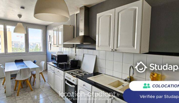 Colocation étudiante Studio &agrave; Villeurbanne (69100)